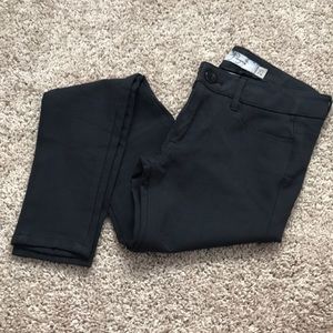 Worn low rise Paige off black skinny jeggings